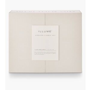 Illume Cream Curated Candle Set 12 piece set